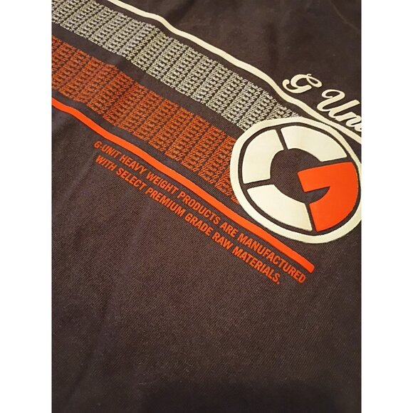 Vtg Y2K G Unit Certified Heavyweight Raw T-Shirt XL Hip Hop Rap Double Sided - Picture 3 of 13